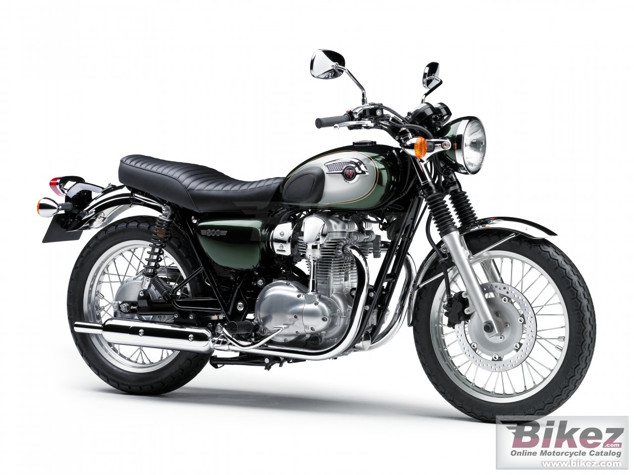Big Kawasaki w800 picture and wallpaper from Bikez.com